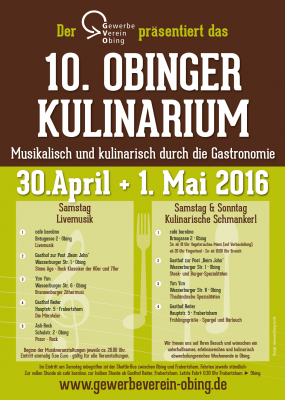 Plakat Kulinarium 2016